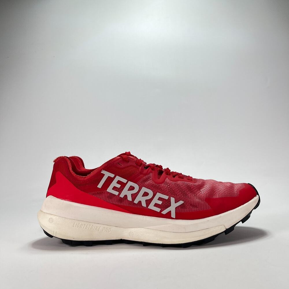 adidas Terrex Agravic Speed Ultra Red Outdoor Trail Running Shoes Men's Size 8